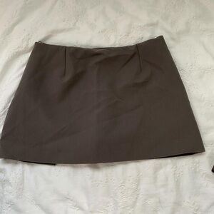 Zara Brown Mini Skirt